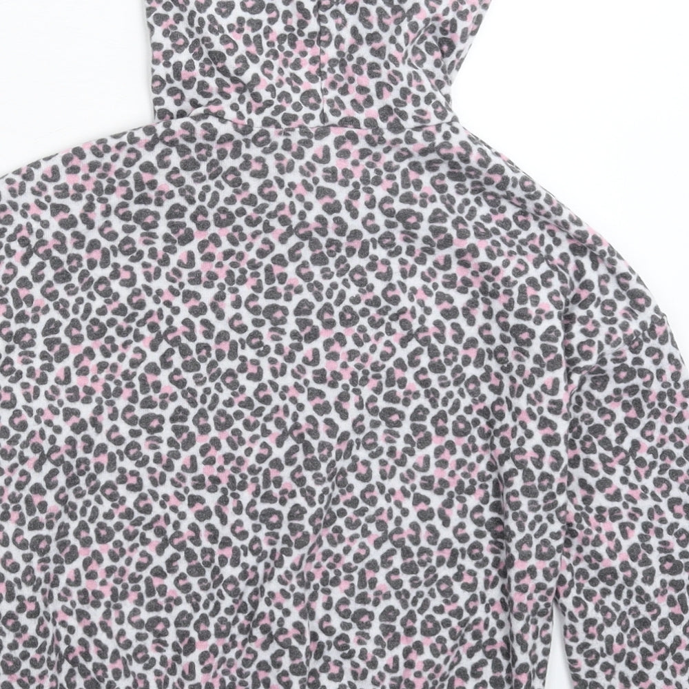 Preworn Womens Multicoloured Animal Print Pullover Hoodie Size M