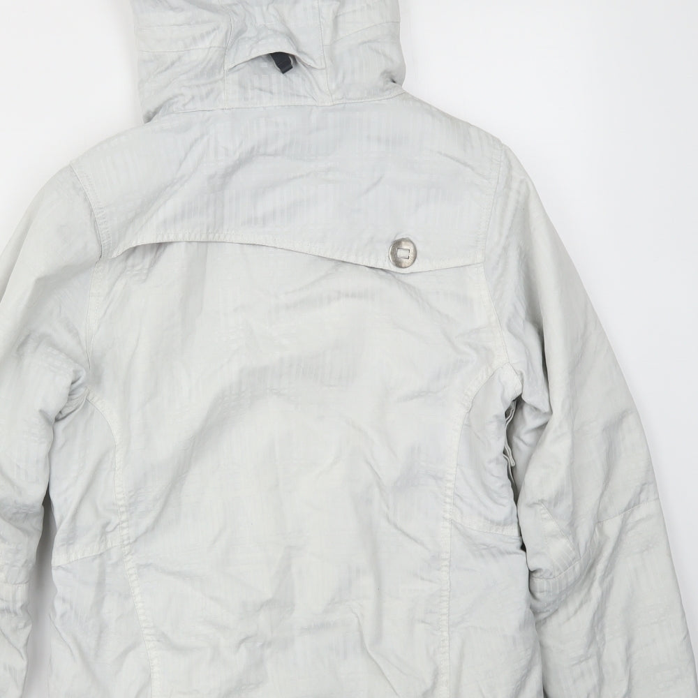 INFIDRY Womens White Jacket Coat Size M