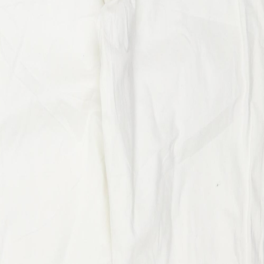 Gina Benotti Womens White Denim Straight Jeans Size 16 L30 in
