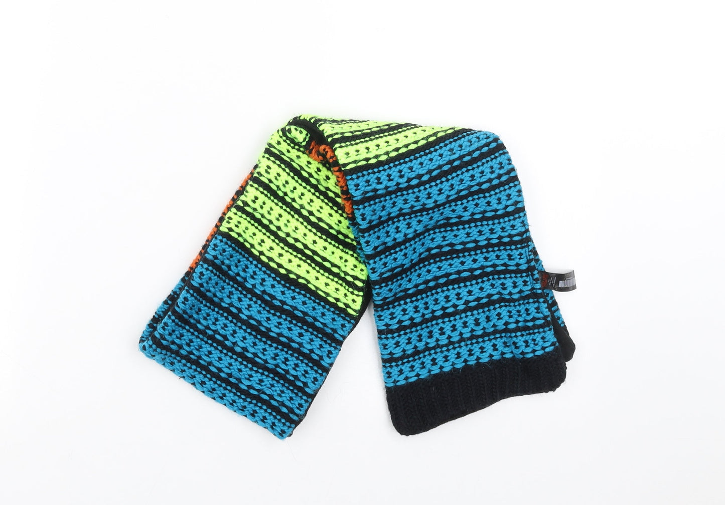 Nutmeg Boys Blue Striped Scarf One Size