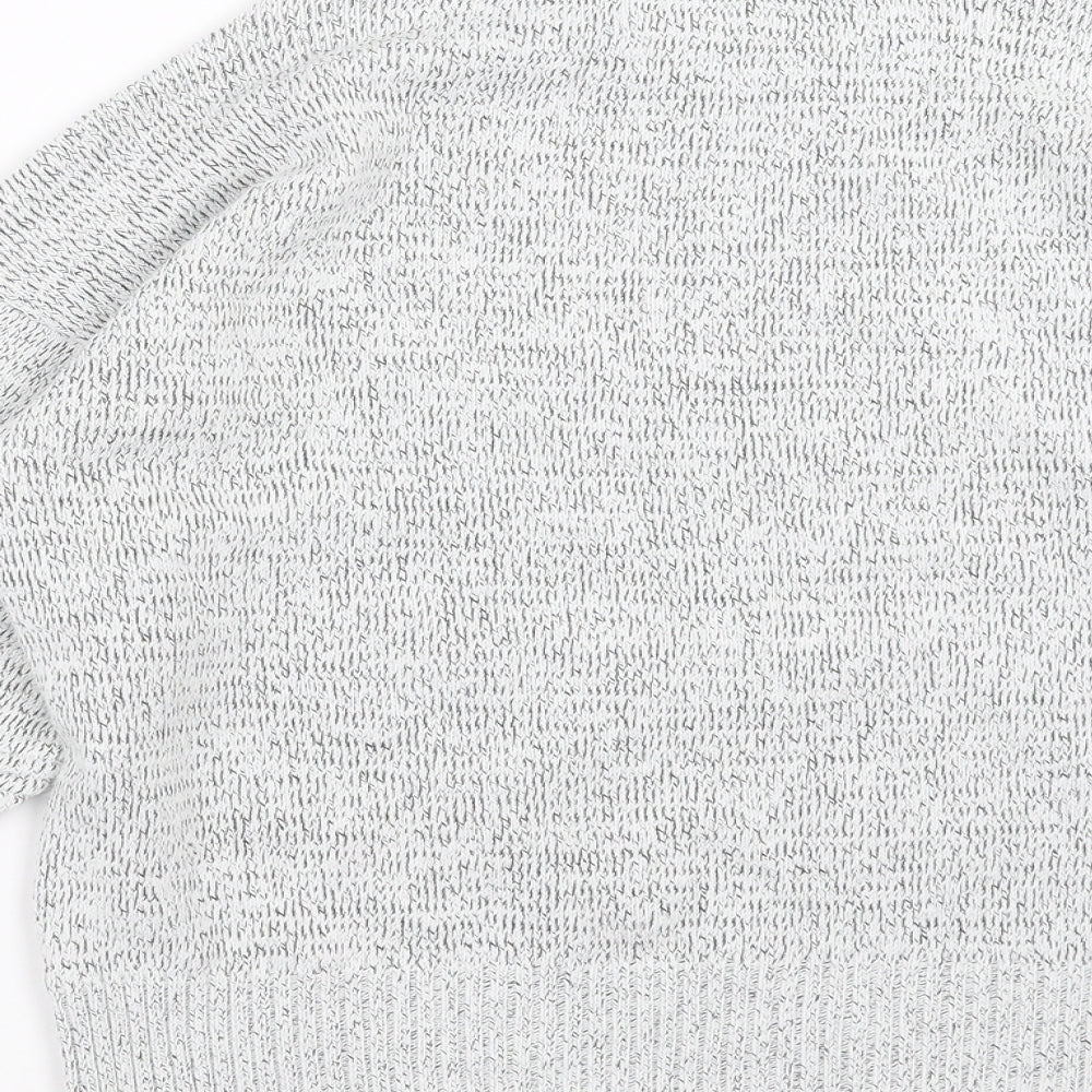 Topshop Womens Grey Knit Pullover Jumper Size S