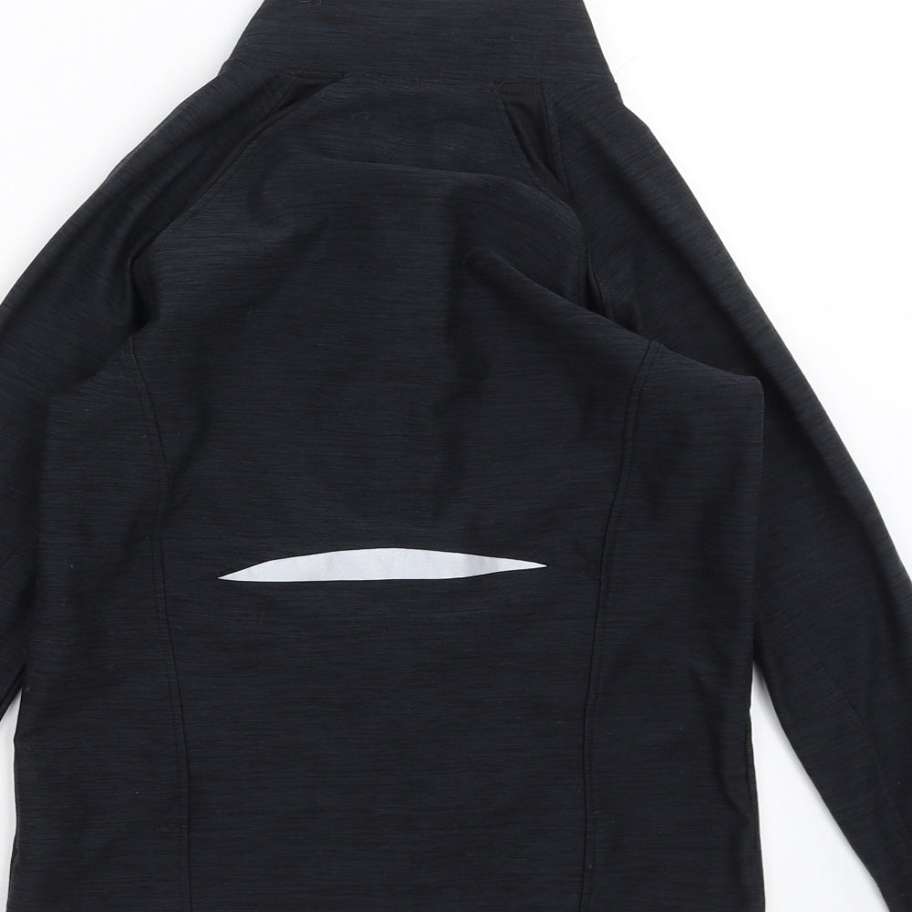 NEXT Girls Black Full Zip Jumper Size 10 Years