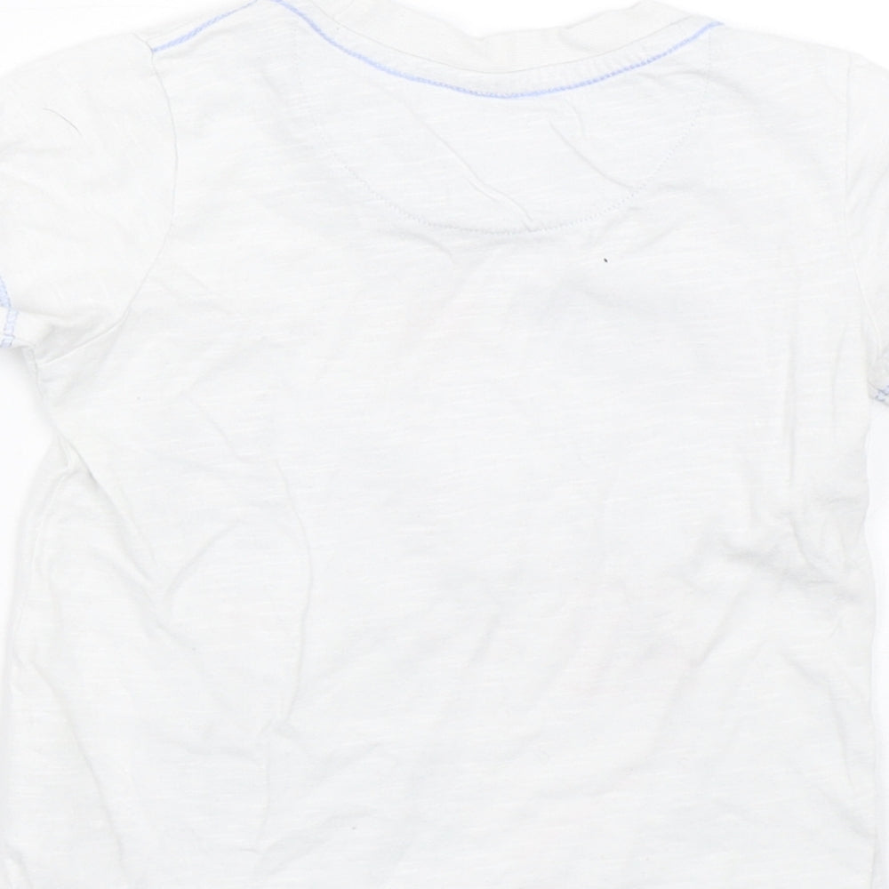 Mothercare Boys White Basic T-Shirt Size 18-24 Months - Summer