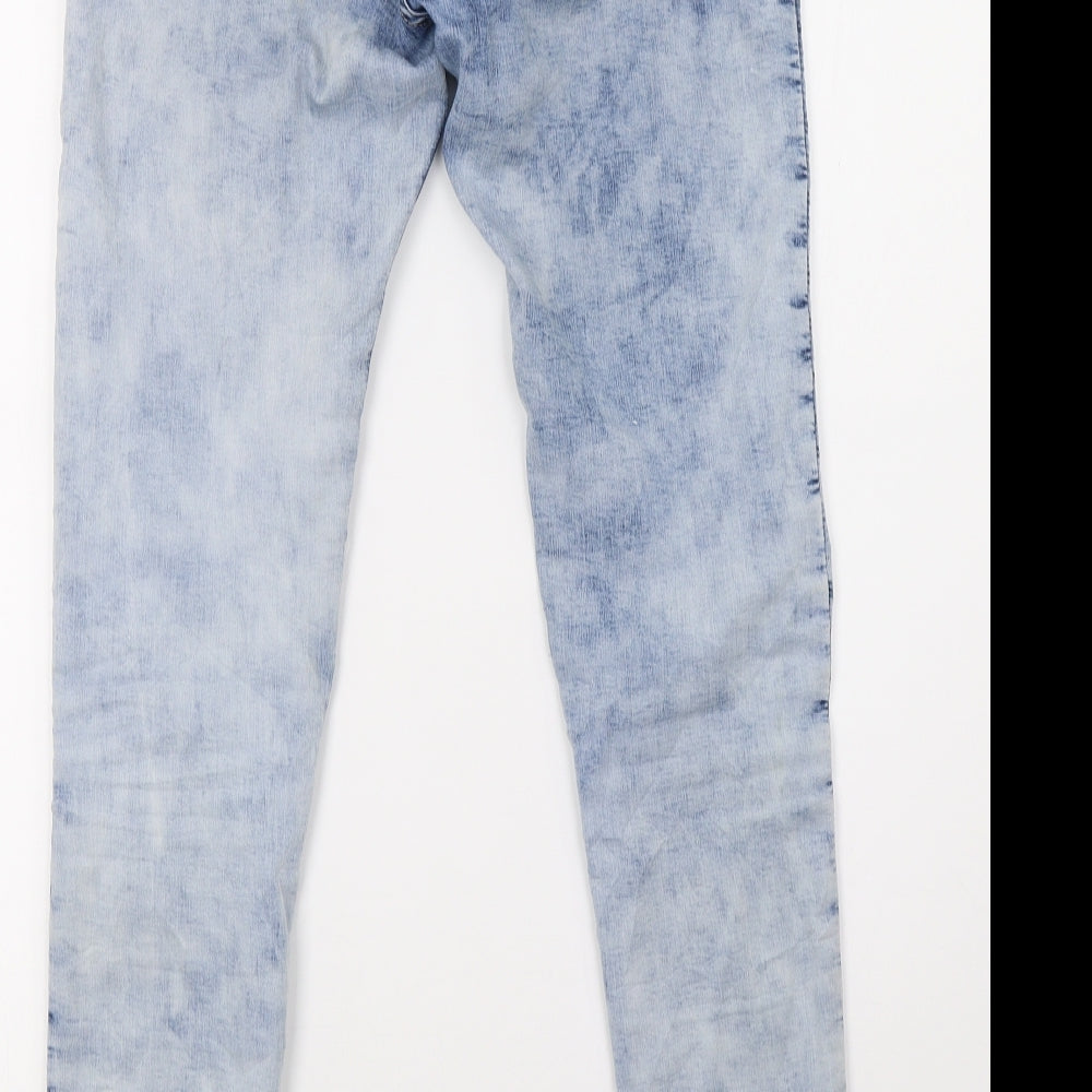 by sasha Womens Blue Denim Skinny Jeans Size 8 L30 in