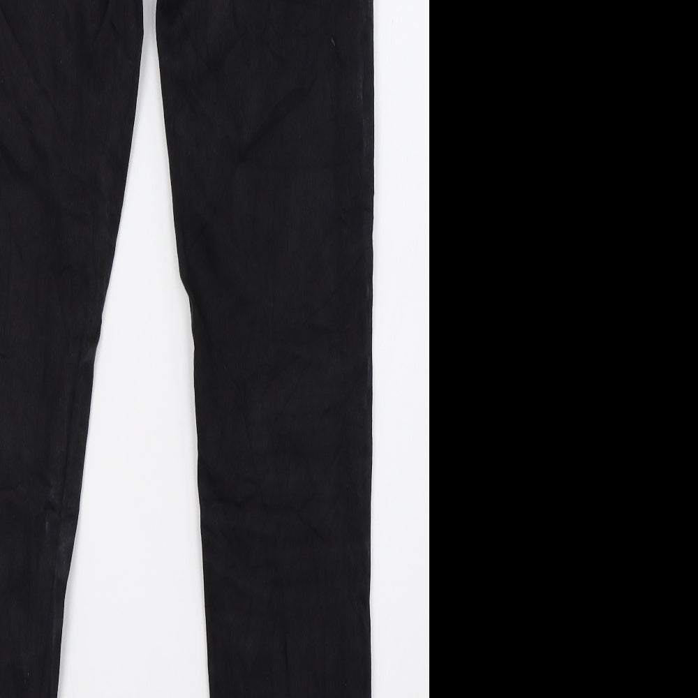 up2 fashion Womens Black Denim Skinny Jeans Size 10 L32 in