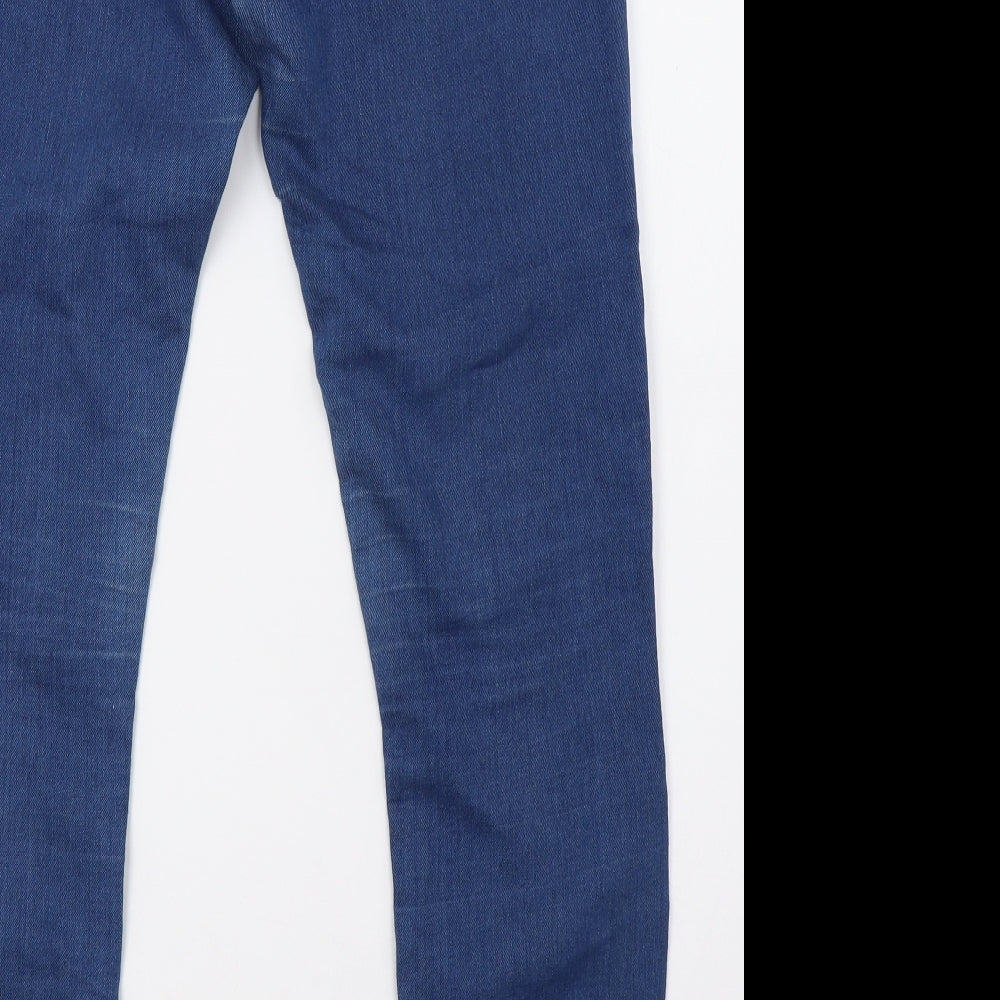 New Look Womens Blue Denim Skinny Jeans Size 6 L32 in