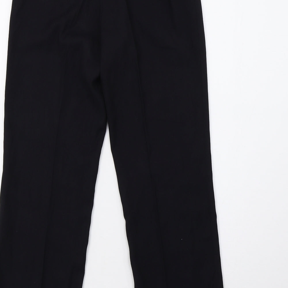 Preworn Boys Black Sweatpants Trousers Size S - school wear