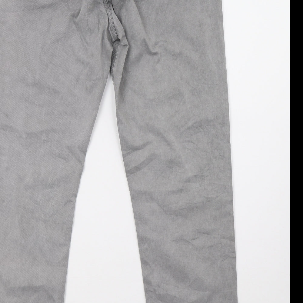 colac Womens Grey Denim Straight Jeans Size 12 L28 in