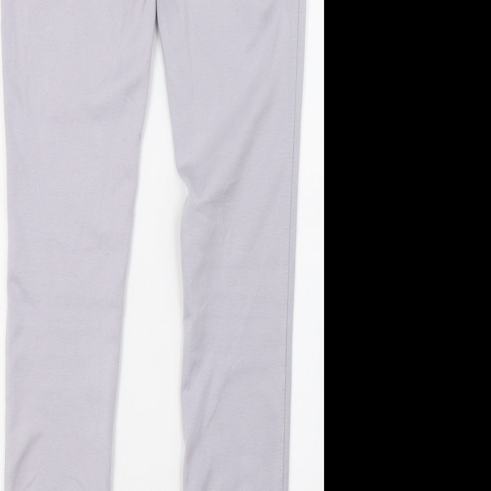 Preworn Womens Purple Sweatpants Trousers Size 10 L32 in