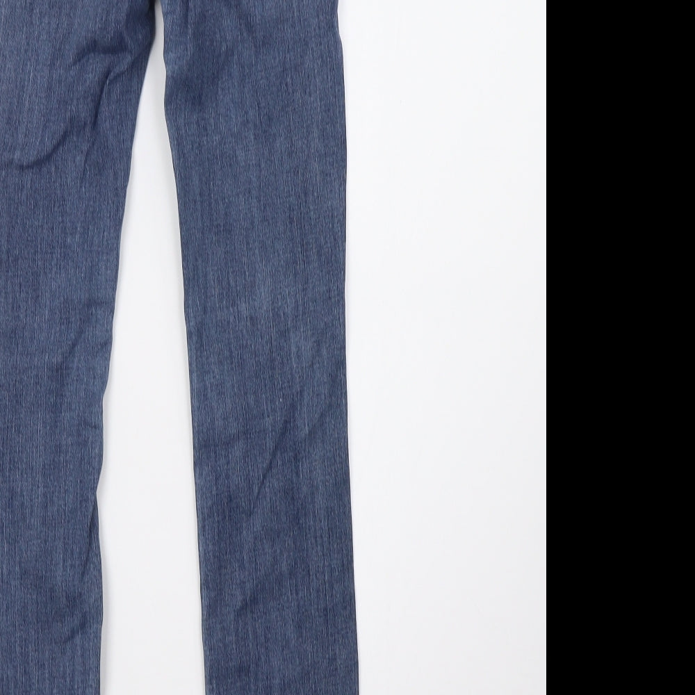 H&M Womens Blue Denim Skinny Jeans Size 8 L30 in