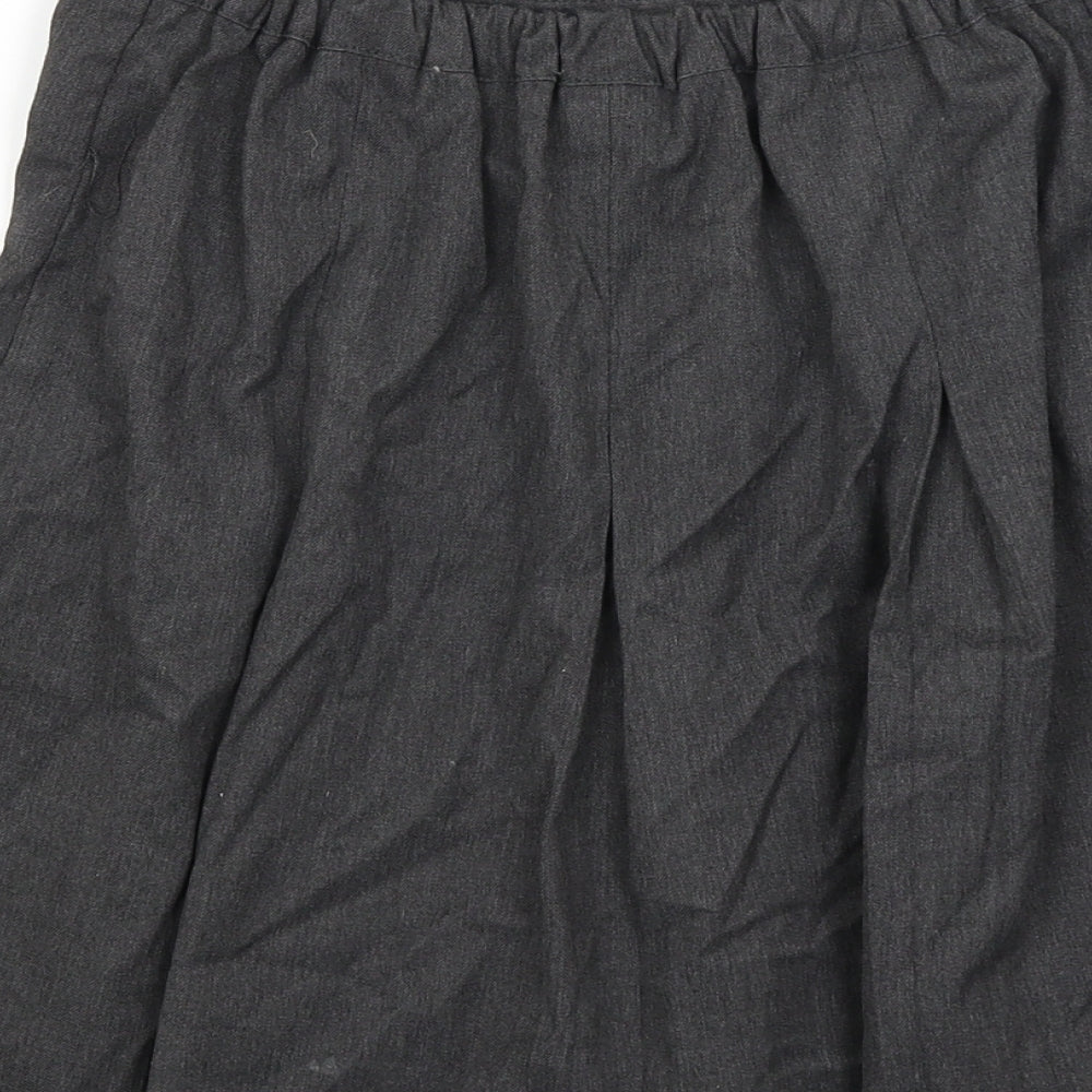 George Girls Grey Pleated Skirt Size 10-11 Years