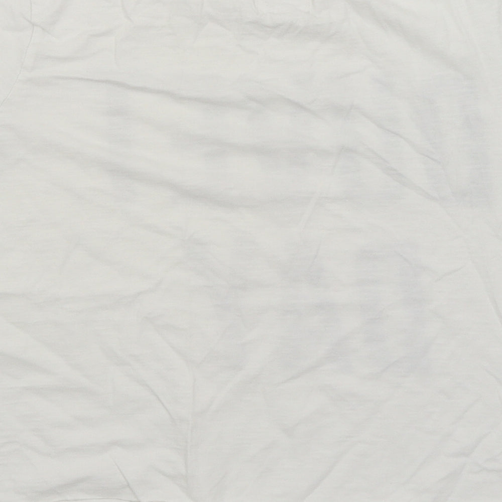 NEXT Womens White Basic T-Shirt Size 12 - Duvet Day