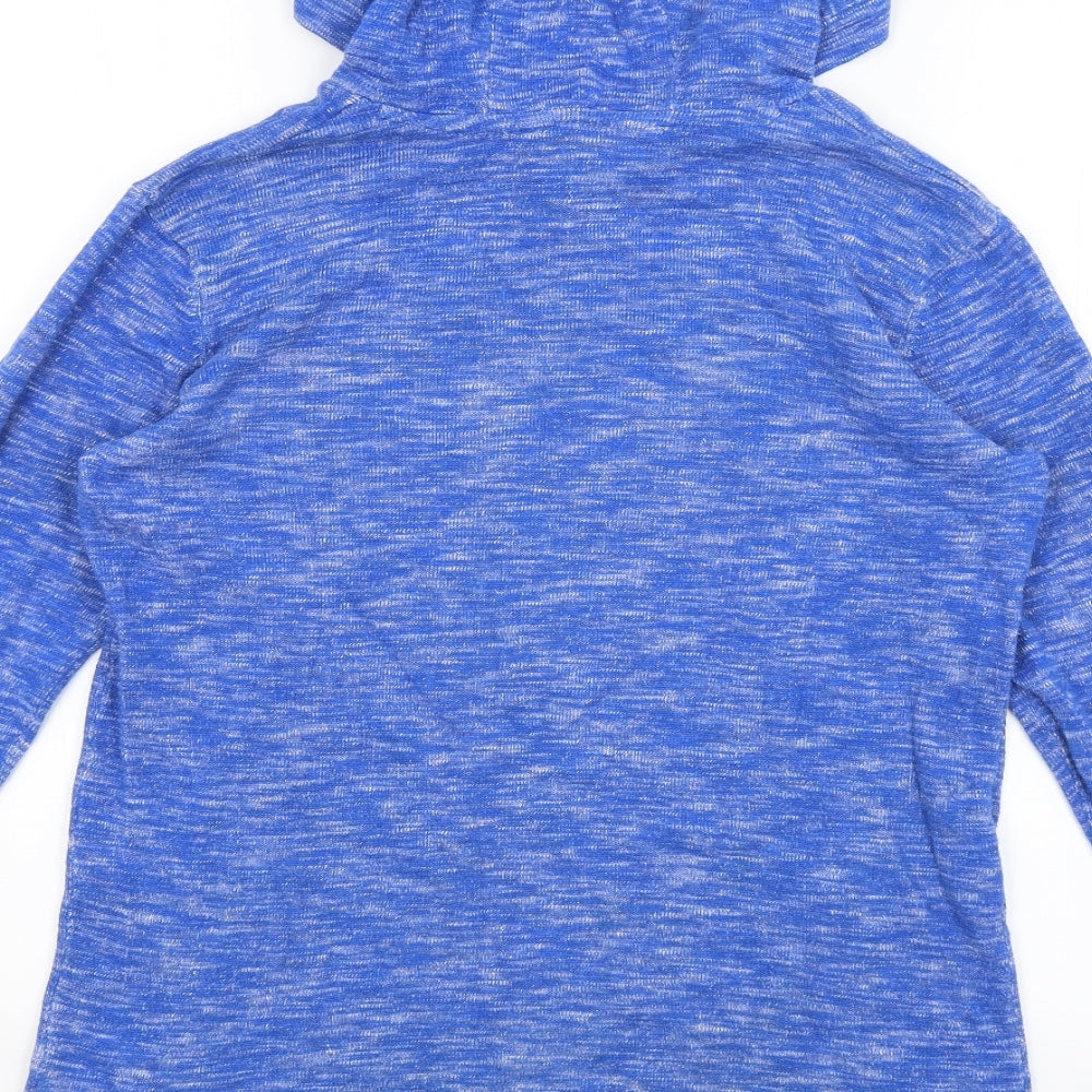 H&M Girls Blue Pullover Hoodie Size 11-12 Years - Urban Vibes