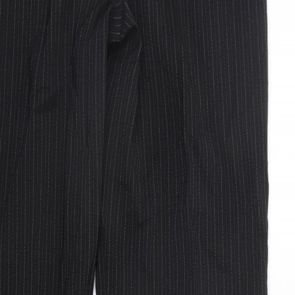 George Womens Black Trousers Size 12 L28 in