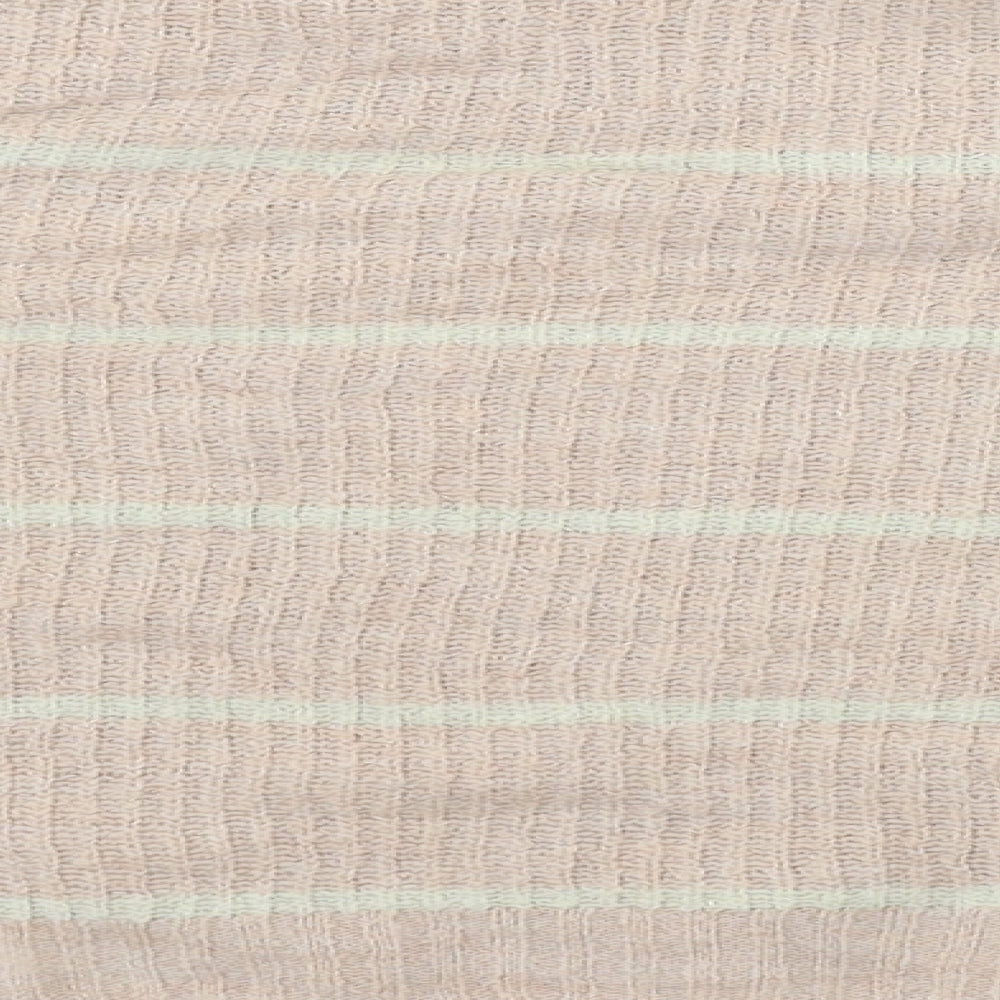 H&M Womens Pink Striped Pullover Jumper Size L