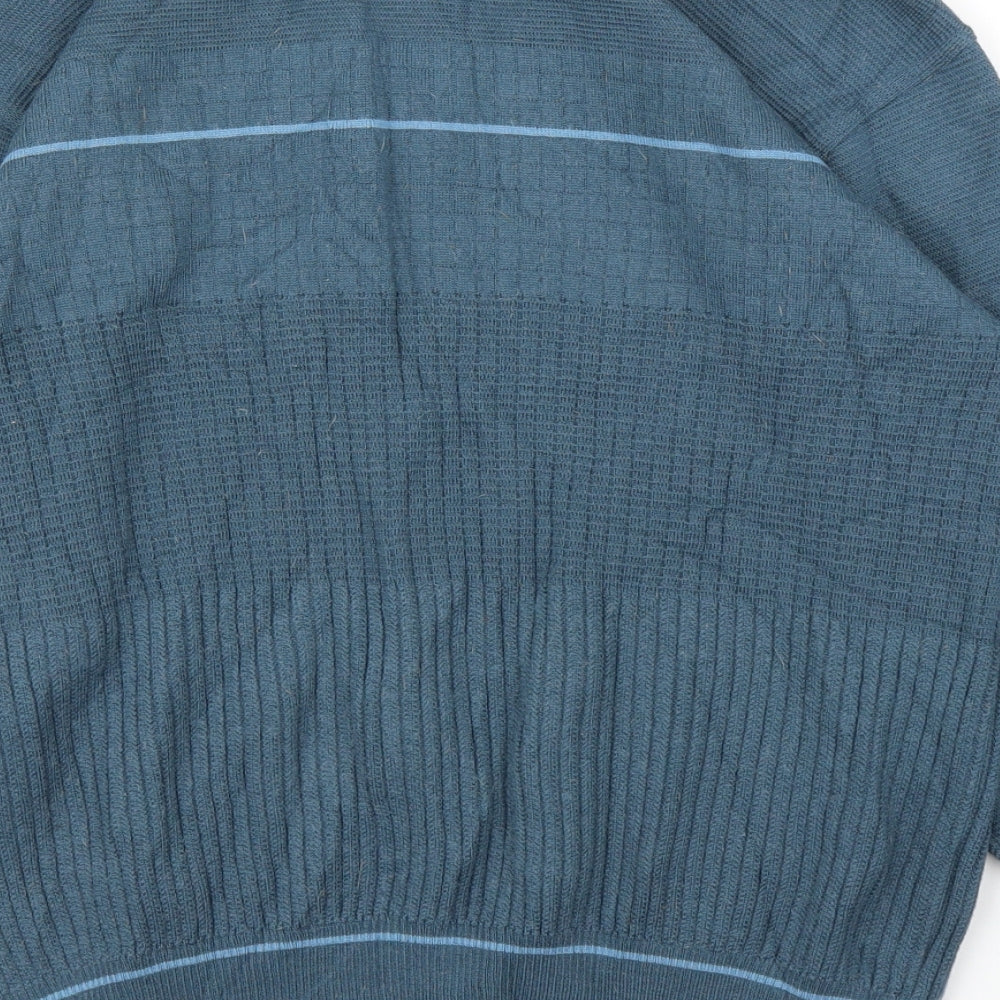 Marks & Spencer Mens Blue Pullover Jumper Size M