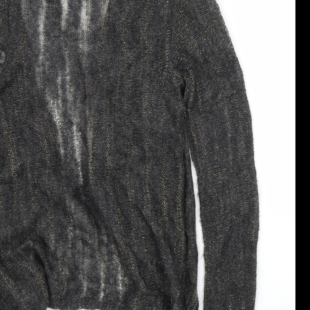 Next Womens Grey Cardigan Jumper Size S