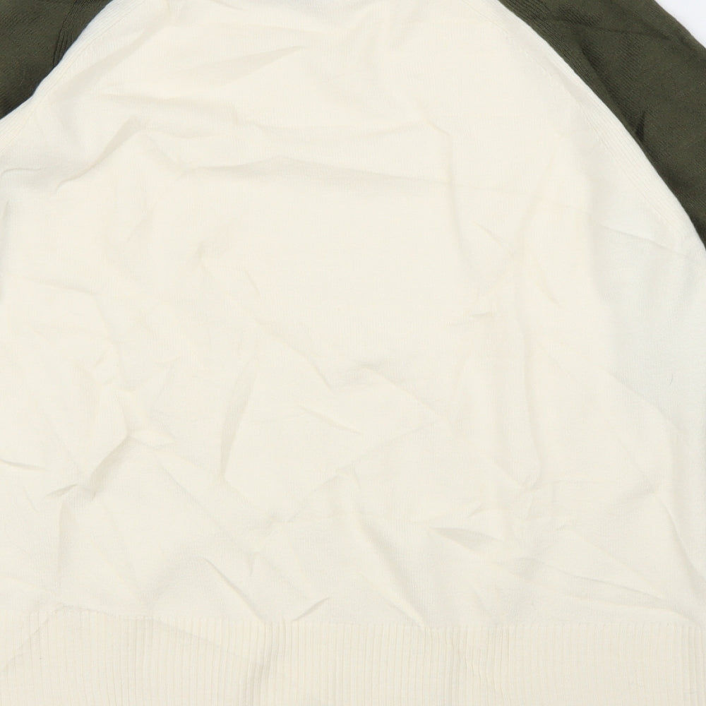 Marks & Spencer Mens White Pullover Jumper Size M