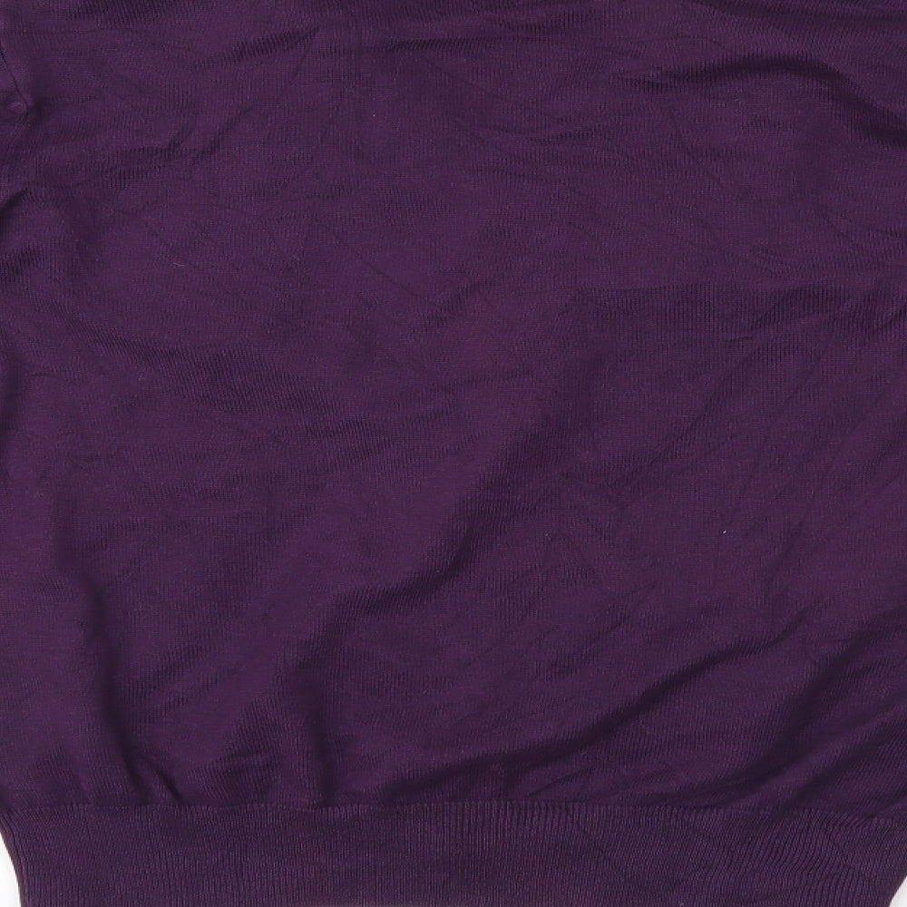 Full Circle Mens Purple Pullover Jumper Size L