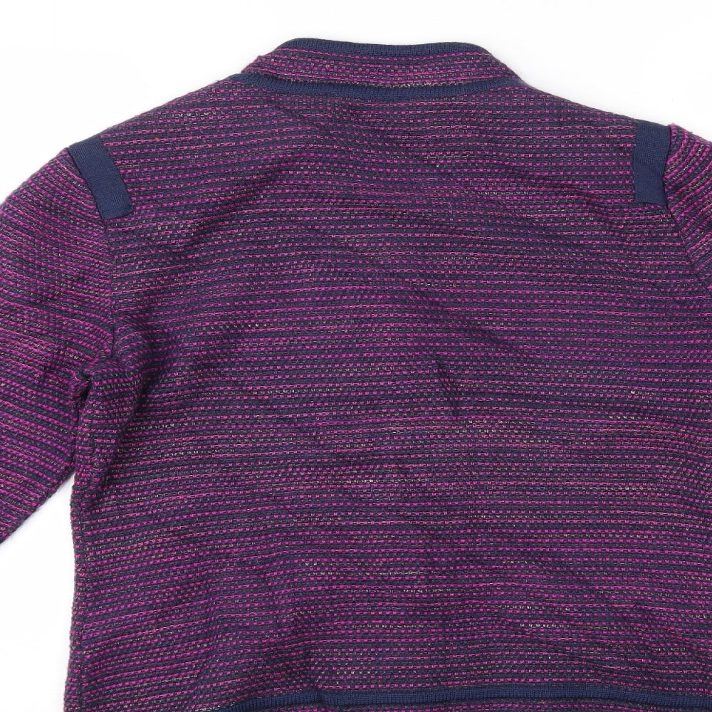 LUCIA Womens Purple Jacket Size 14