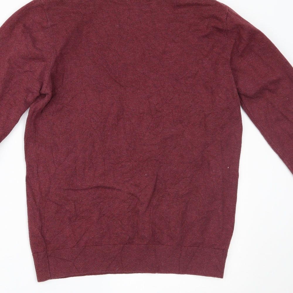 NEXT Mens Red Pullover Jumper Size S