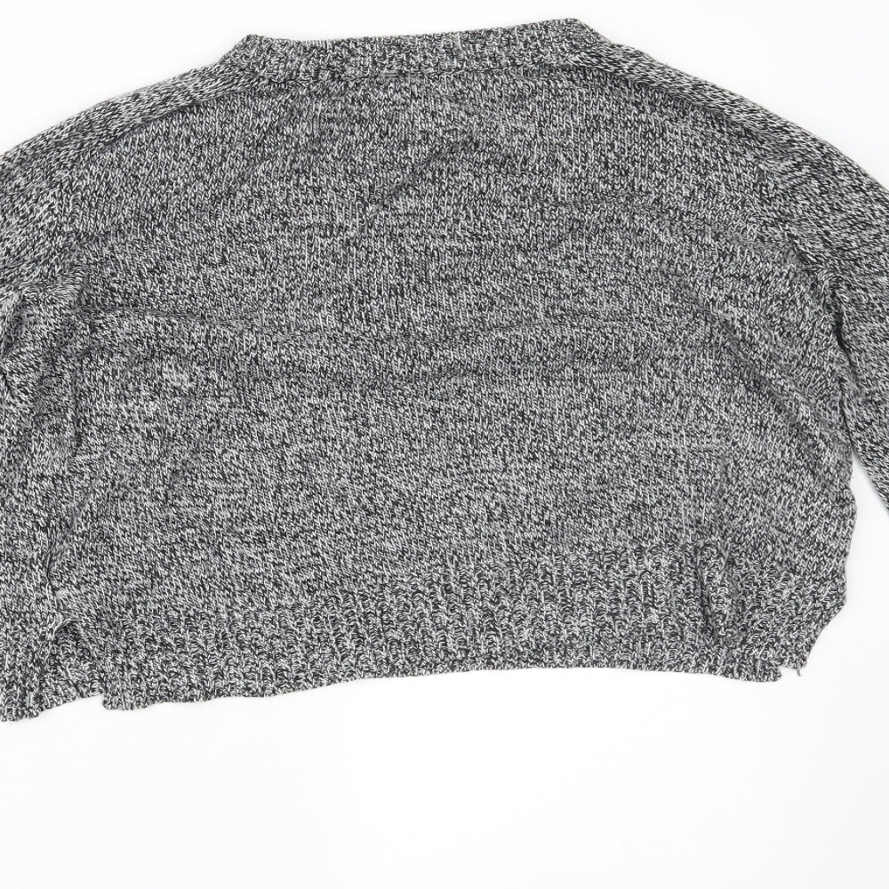 H&M Womens Grey Pullover Jumper Size M