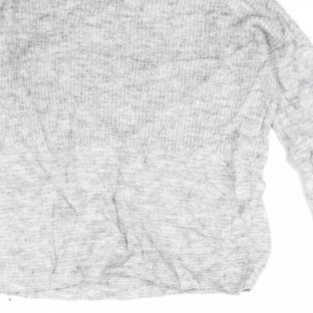 Next Womens Grey Pullover Jumper Size 8