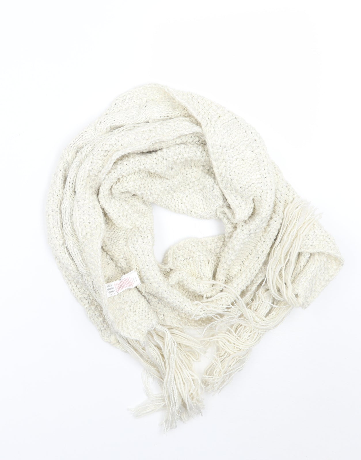 F&F Womens White Scarf