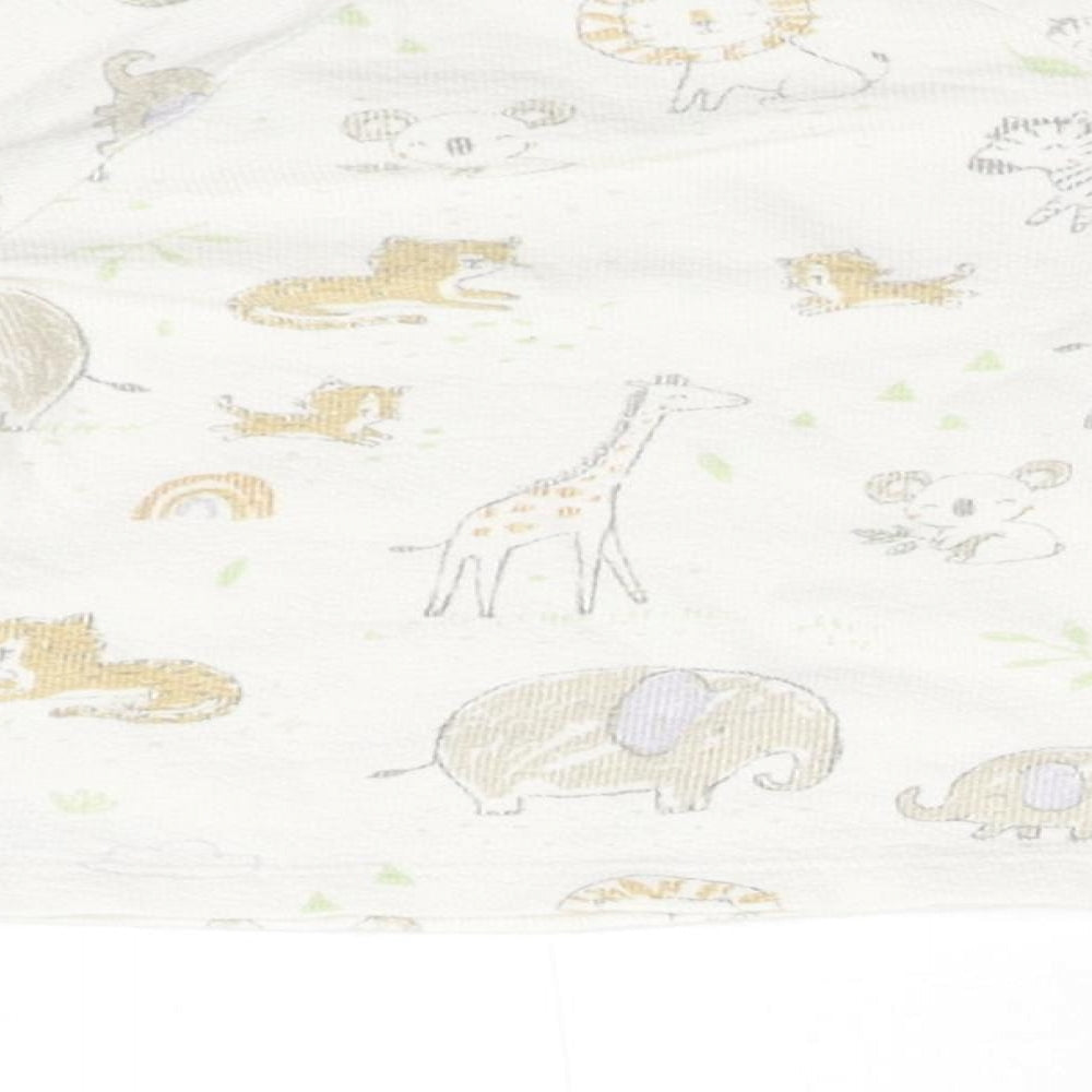 George Baby Multicoloured Animal Print Basic T-Shirt Size 3-6 Months