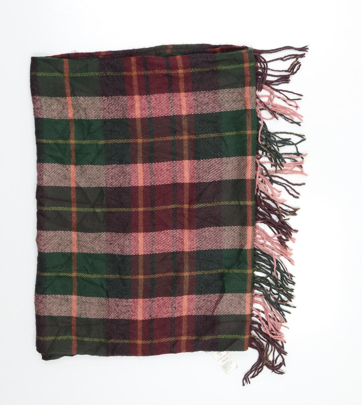 Peacocks Womens Purple Check Shawl/Wrap