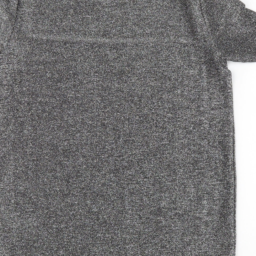 VERO MODA Womens Silver Basic Blouse Size XS