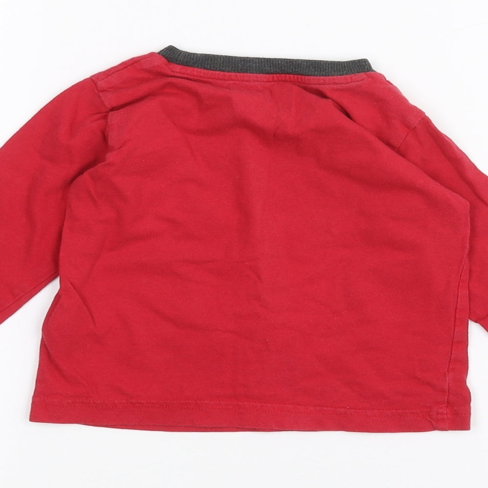Matalan Baby Red Basic T-Shirt Size 12-18 Months