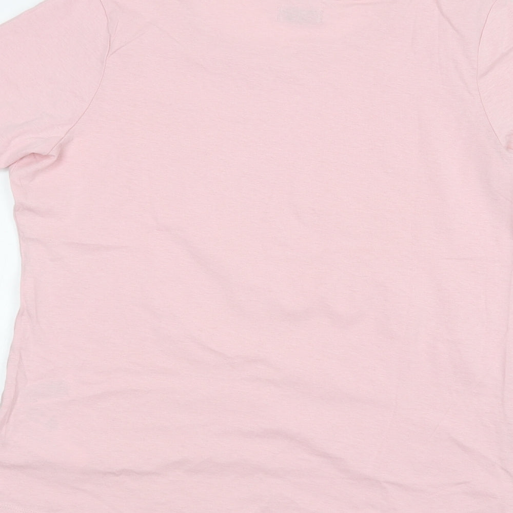 Avon Womens Pink Basic T-Shirt Size M