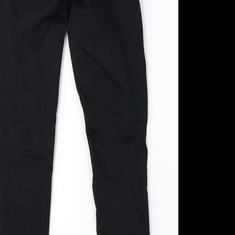 Topshop Womens Black Denim Skinny Jeans Size 26 in L30 in
