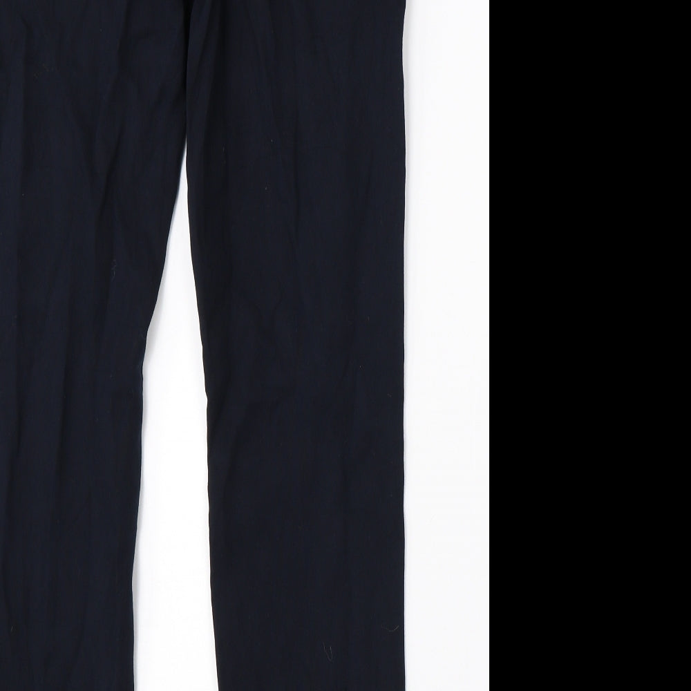 Next Womens Black Dress Pants Trousers Size 8 L25 in
