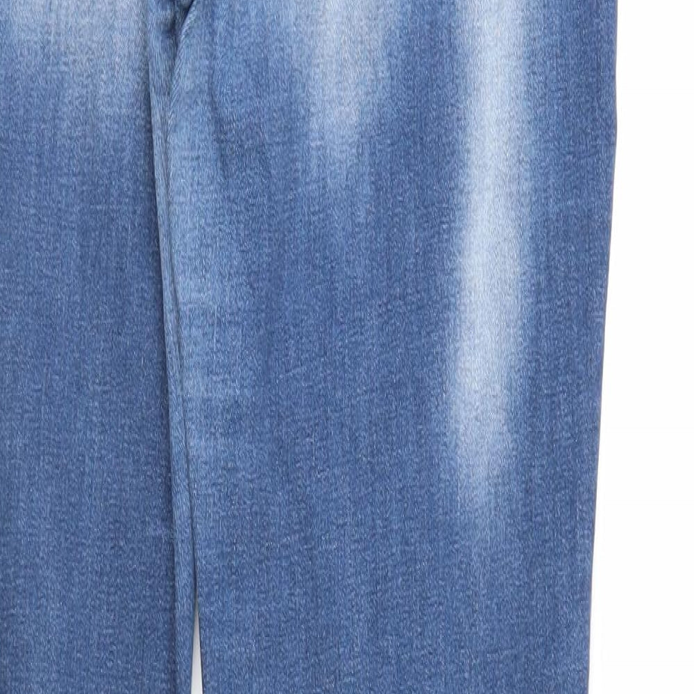 Spirit Womens Blue Denim Straight Jeans Size 32 in L31 in