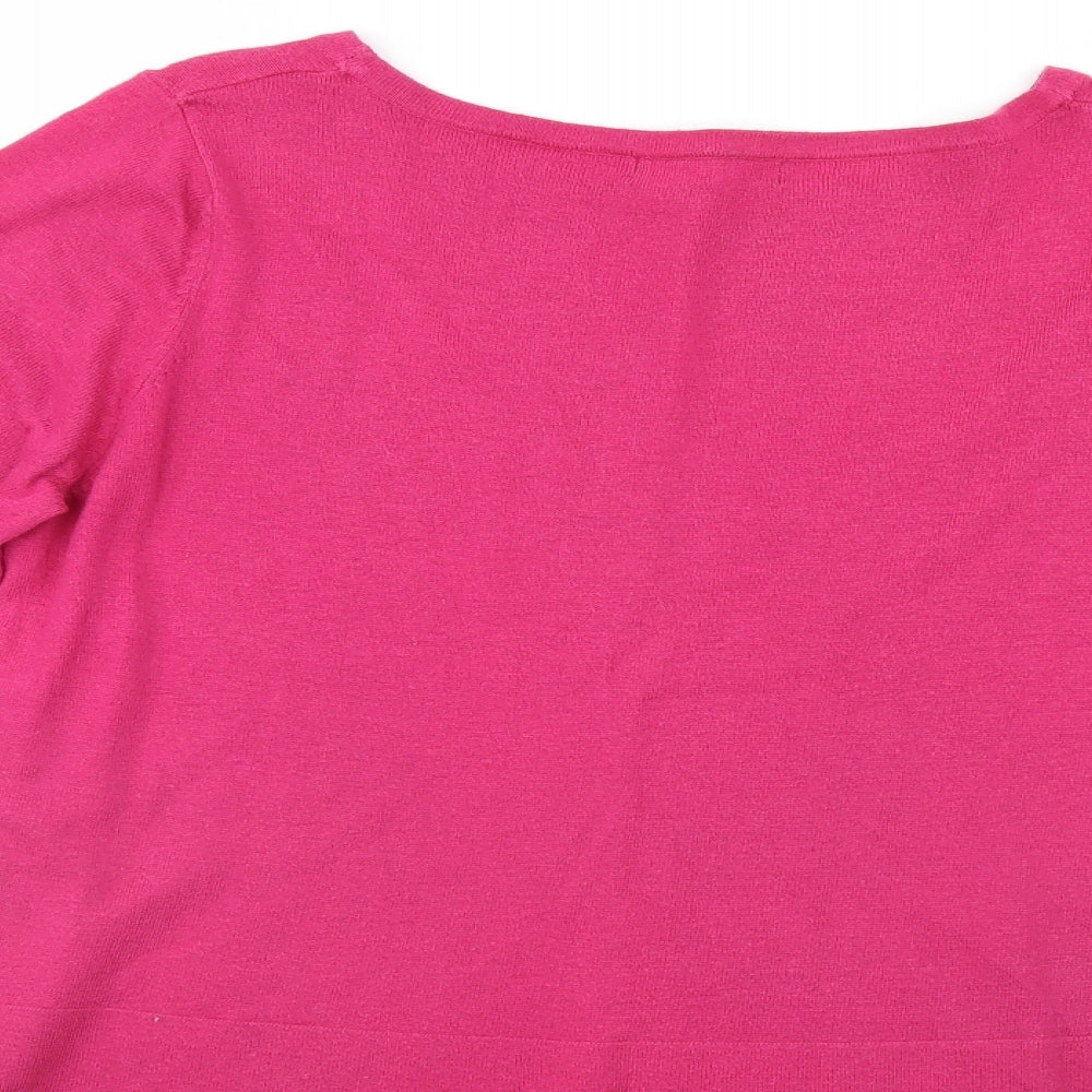 Marks & Spencer Womens Purple Pullover Jumper Size 14