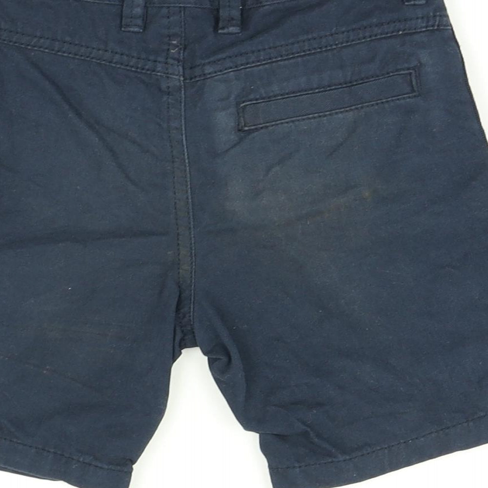 Threadboys Girls Blue Striped Shorts Size 5-6 Years