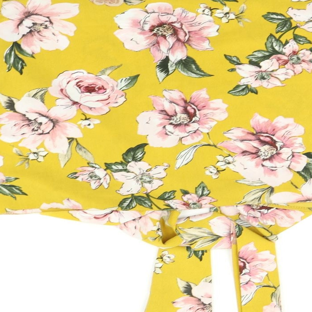 Primark Womens Multicoloured Floral Wrap Blouse Size 10 - wrap front style