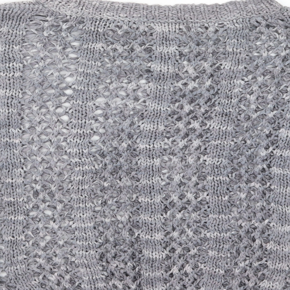 Marks & Spencer Womens Grey Knit Pullover Jumper Size 12