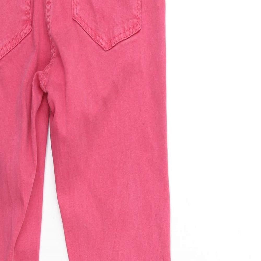 Womens Pink Denim Skinny Jeans Size 23 in L30 in
