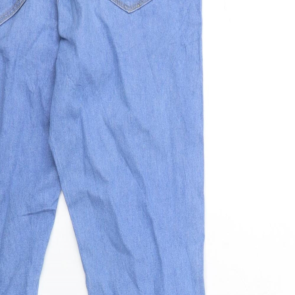 JEANS Womens Blue Denim Skinny Jeans Size 10 L28 in