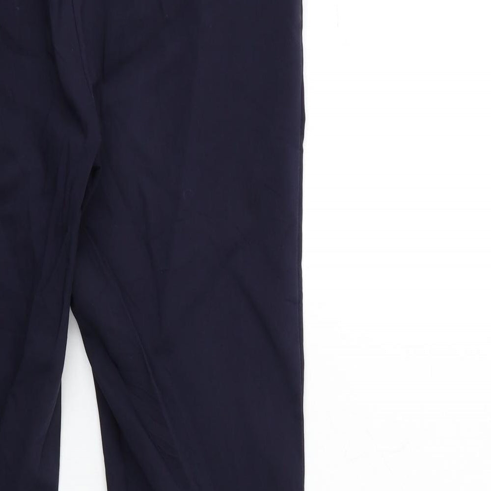 H&M Womens Blue Trousers Size 10 L28 in