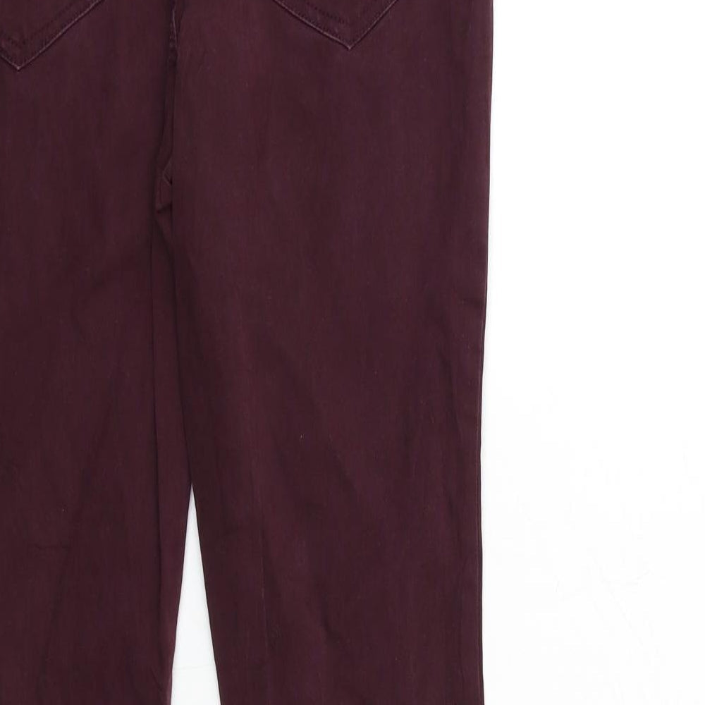 F&F Womens Red Snow Pants Trousers Size 10 L28 in