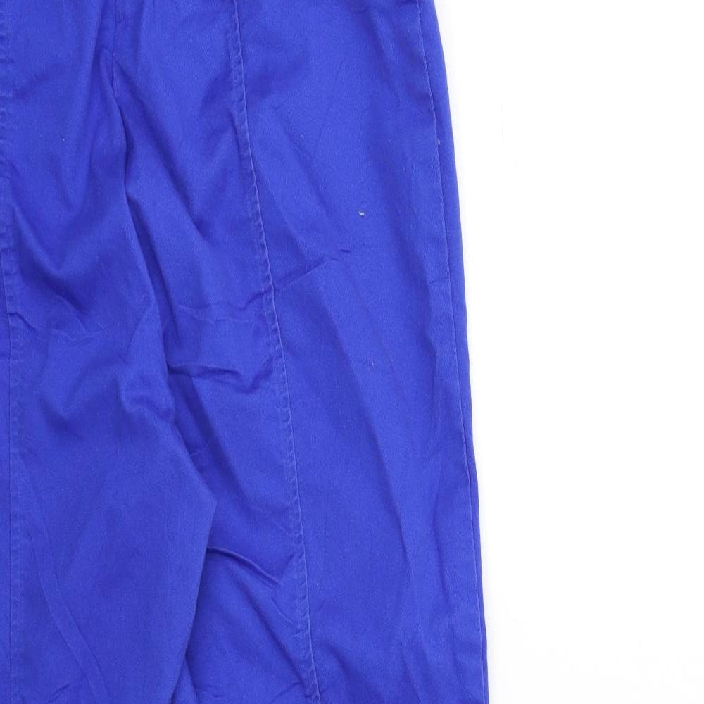 Rockmans Womens Blue Denim Cropped Jeans Size 10 L21 in