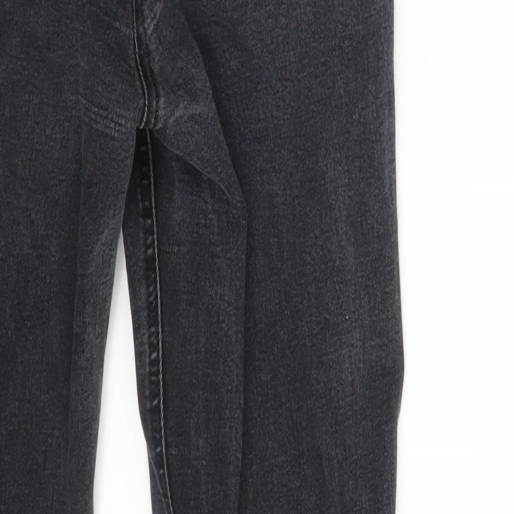 Authentic Denim Womens Grey Denim Skinny Jeans Size 12 L25 in