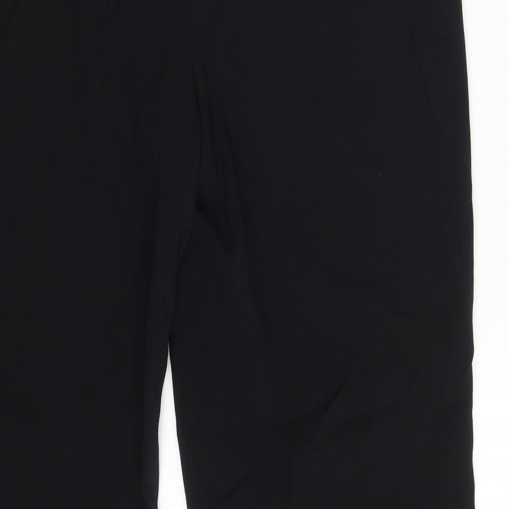 Marks & Spencer Womens Black Dress Pants Trousers Size 12 L29 in