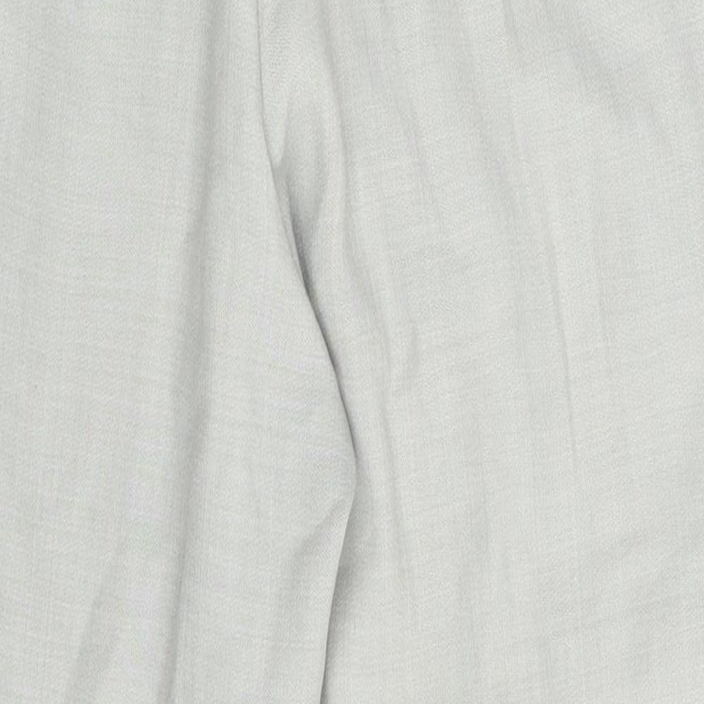 M&S Womens Green Chino Trousers Size 12 L26 in