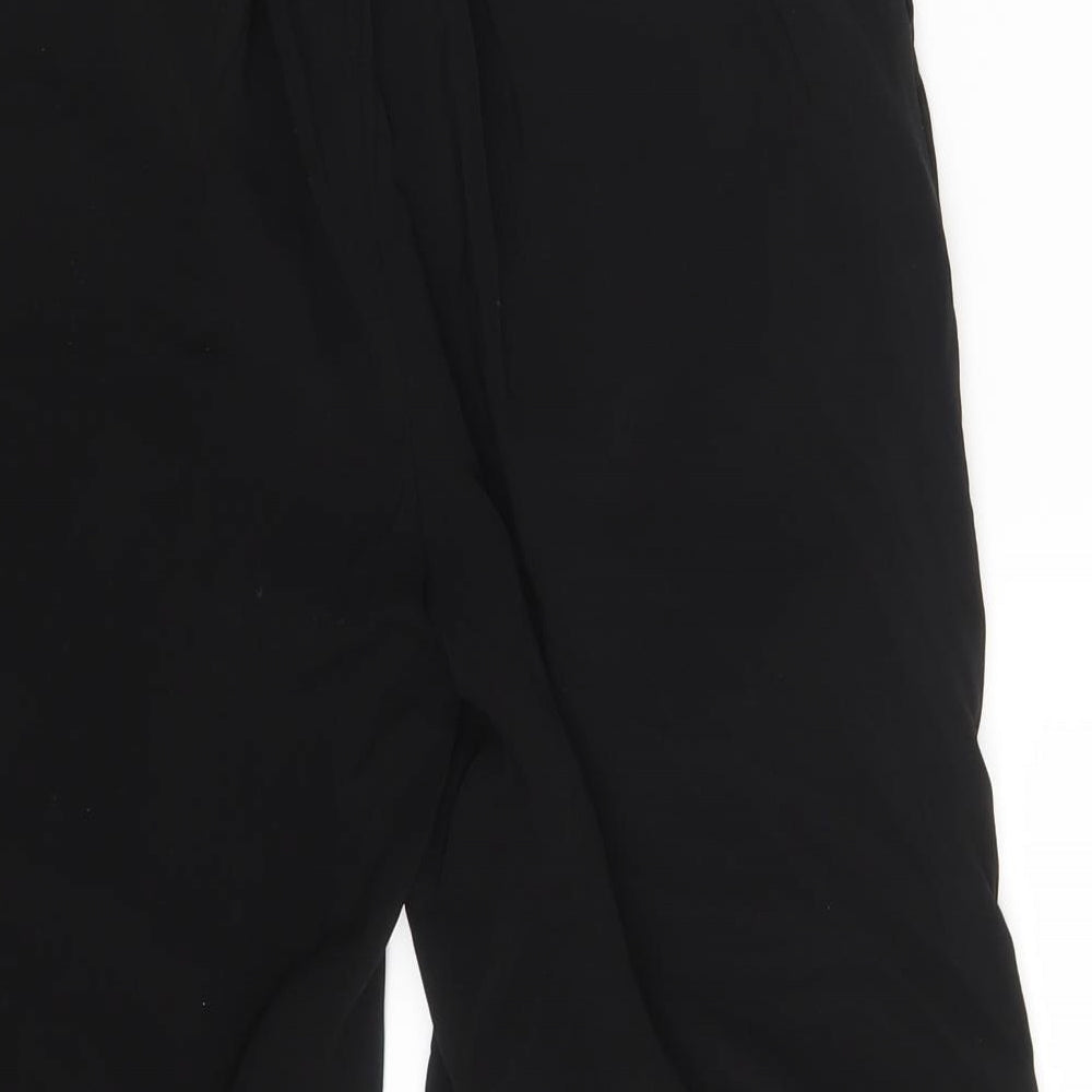 New Look Womens Black Cut-Off Shorts Size 10