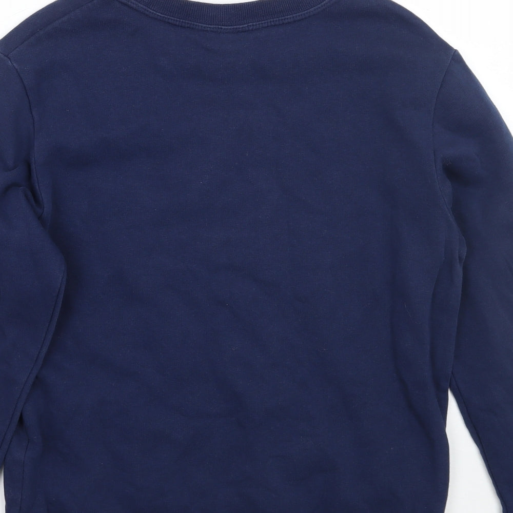 H&M Boys Blue Pullover Jumper Size 7-8 Years